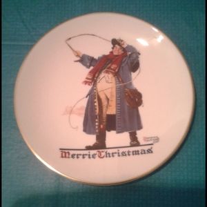 Norman Rockwell plate: Jolly Coachman
